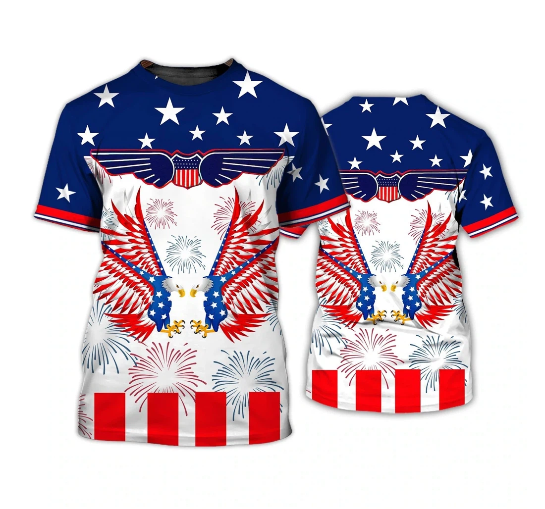 Personalized Independence Day Is Coming Ealge Bomber 4th July - 3D Printed T-shirt