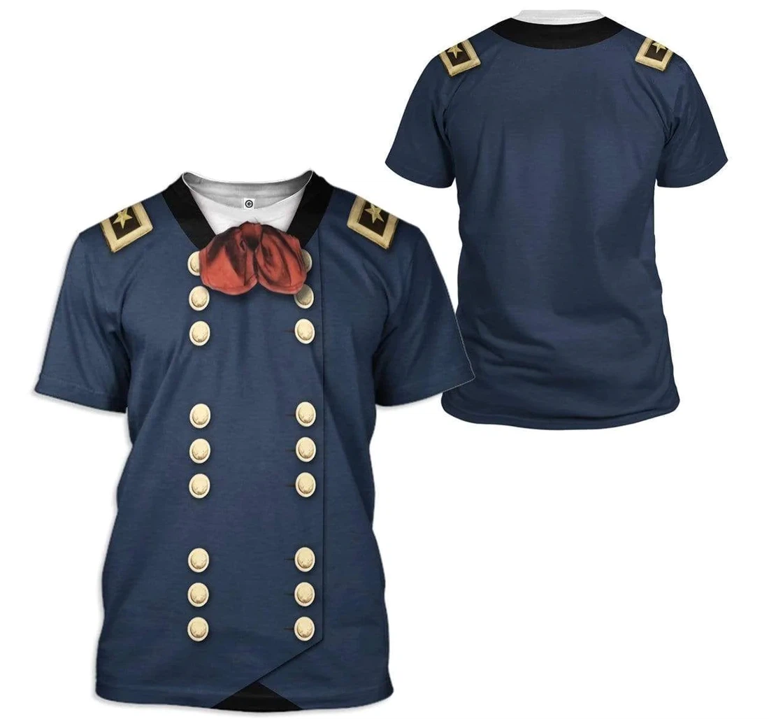 Cosplay George Armstrong Custer Custom - 3D Printed T-shirt