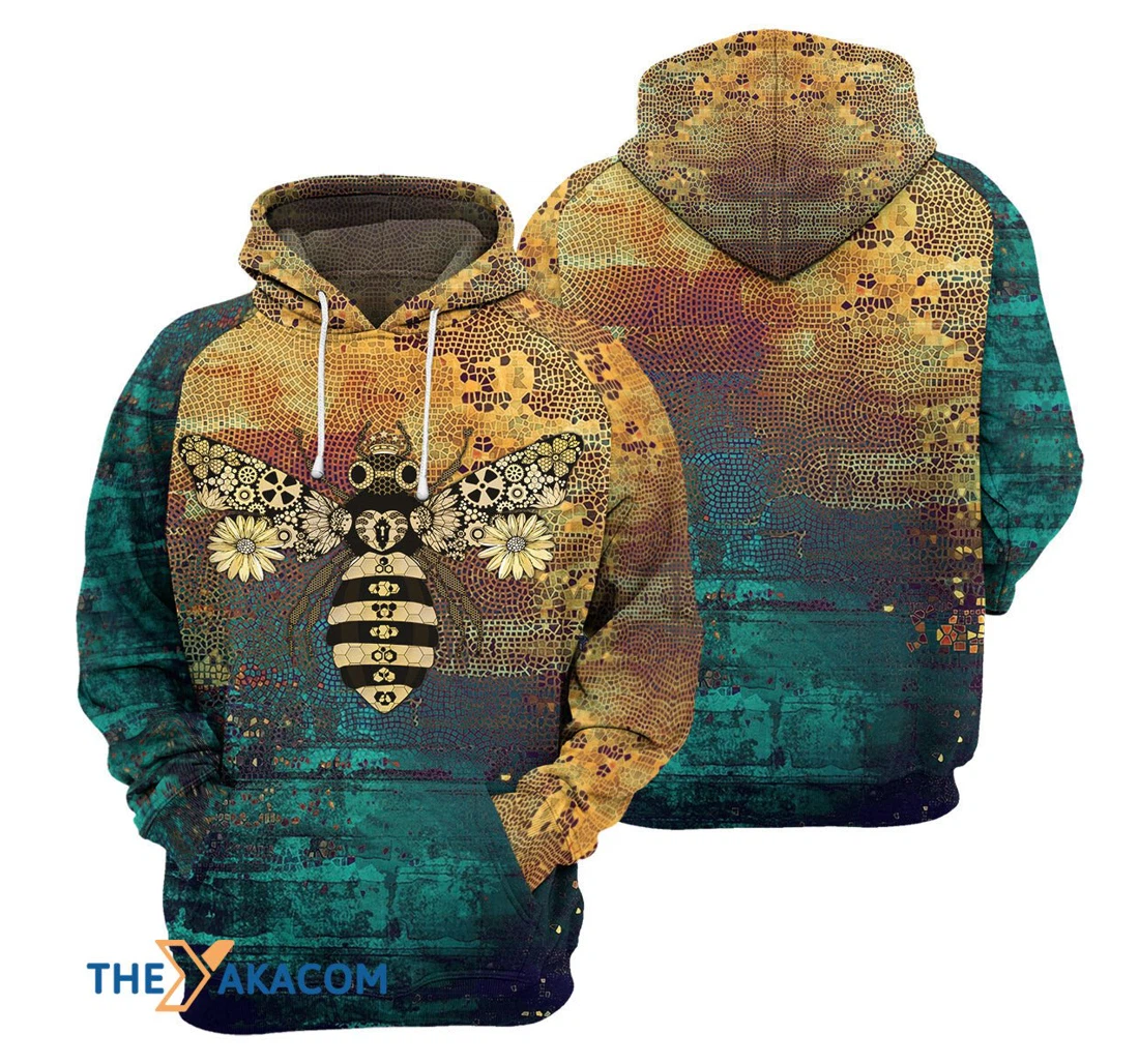 Personalized New Bee Coat - 3D Printed Pullover Hoodie