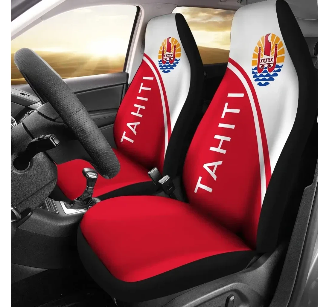Tahiti Curve Version Bn04 Universal Front Car Seat Cover