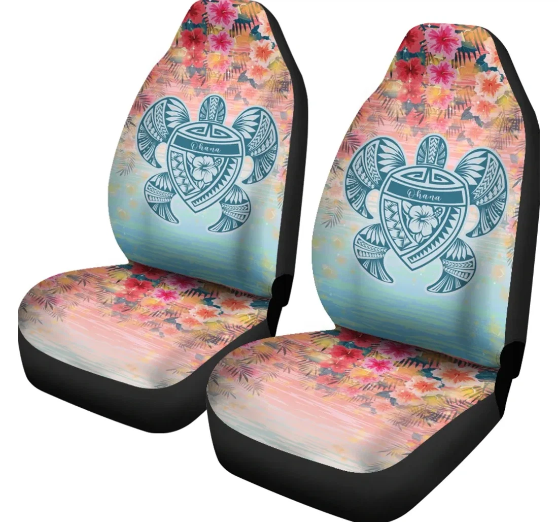 Accessory Hawaii Turtle Ohana Stary Night Hibiscus Ah J4 Universal Front Car Seat Cover
