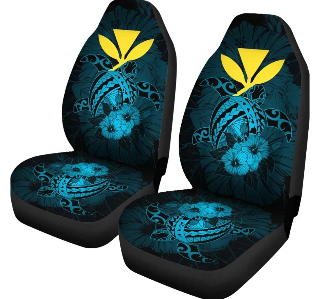 Accessory Hawaii Hibiscus Harold Turtle Traffic Blue Ah J9 Universal Front Car Seat Cover