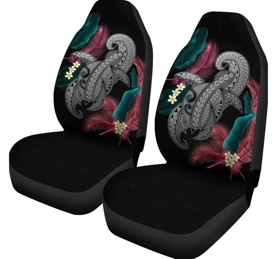 Accessory Hawaii Turtle Polynesian Tropical Ghia Style Gray Ah J4 Universal Front Car Seat Cover