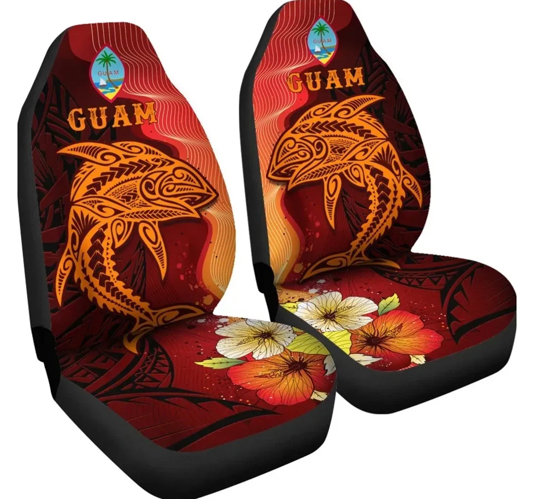 Guam Tribal Tuna Fish Bn39 Universal Front Car Seat Cover