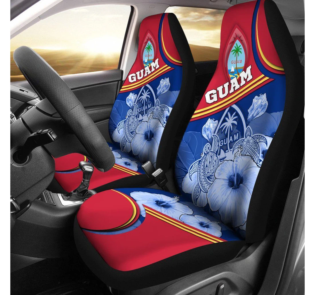 Guam Polynesian Land Of The Chamorros Bn15 Universal Front Car Seat Cover
