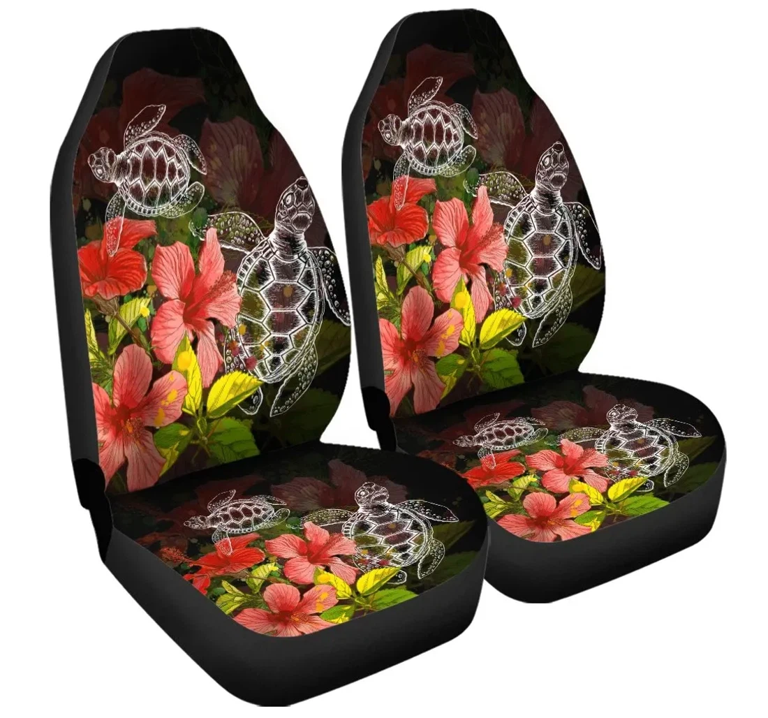 Accessory Hawaii Turtle Tree Hibiscus Ah J4r Universal Front Car Seat Cover