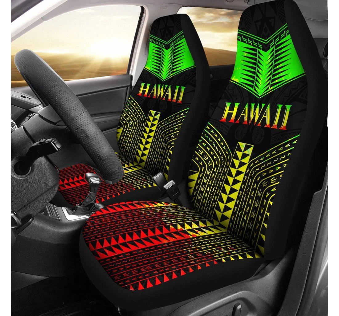 Hawaii Polynesia Bn12 Universal Front Car Seat Cover