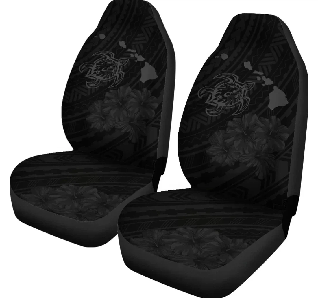 Accessory Hawaii Sea Turtle Is Swimming Toward Grey Ah J5 Universal Front Car Seat Cover