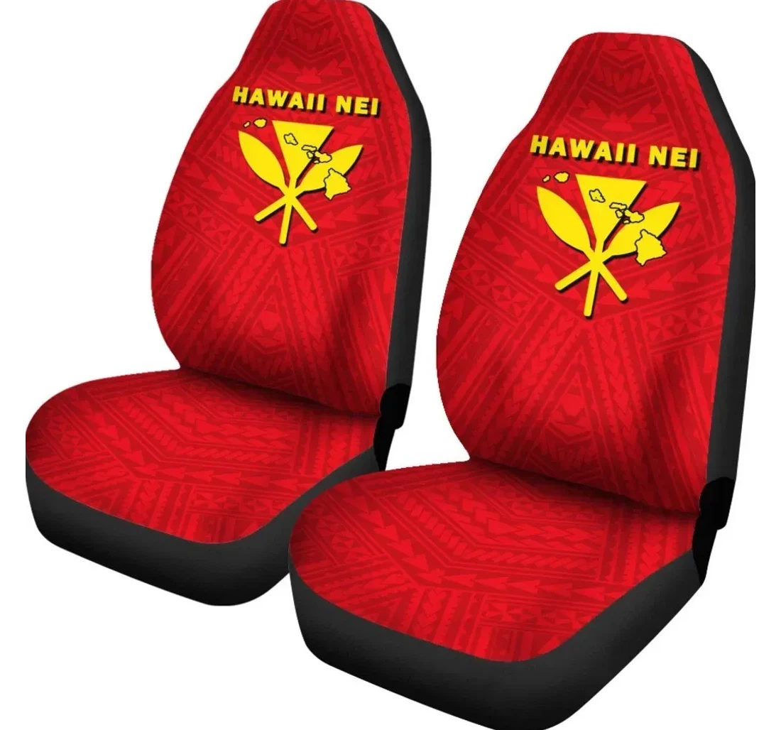Hawaii Kanaka Polynesian Ah J71 Universal Front Car Seat Cover