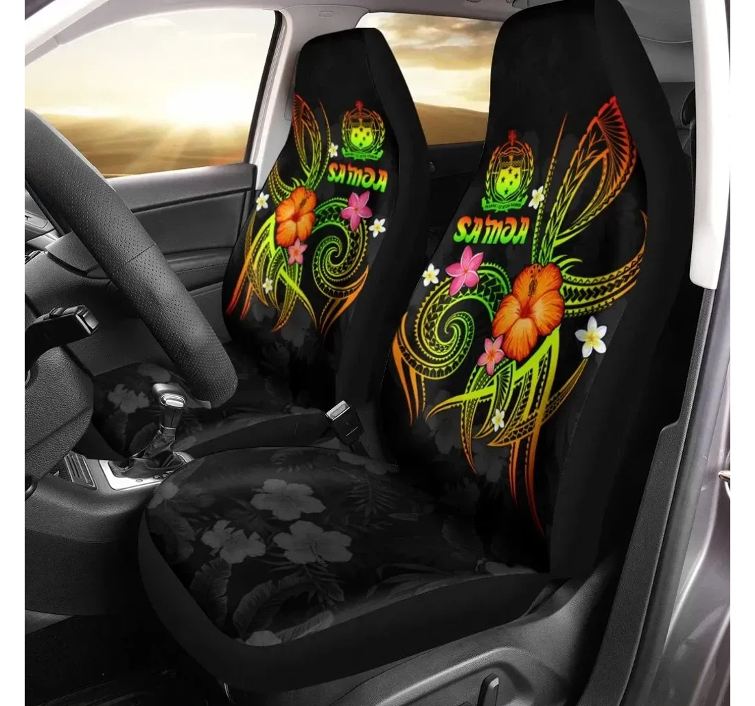 Polynesian Hawaii Legend Of Samoa Reggae Bn15 Universal Front Car Seat Cover