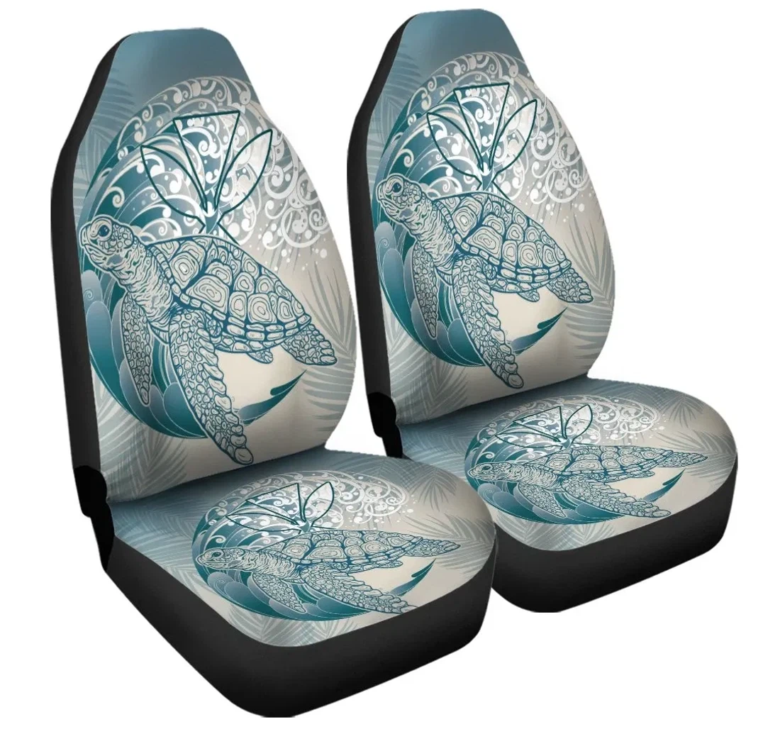 Accessory Hawaii Wave Kanaka Turtle Ah J4r Universal Front Car Seat Cover