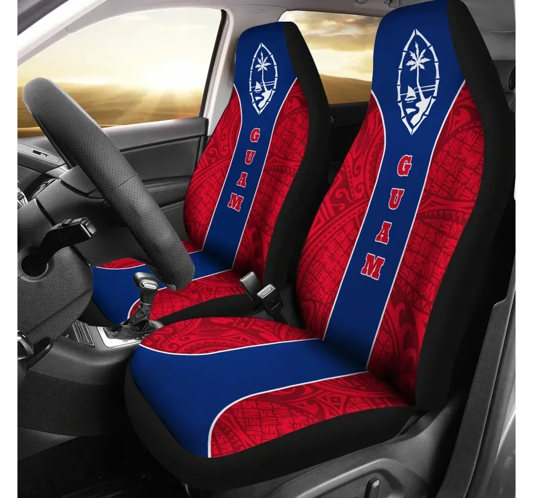 Polynesian Guam A6 Universal Front Car Seat Cover