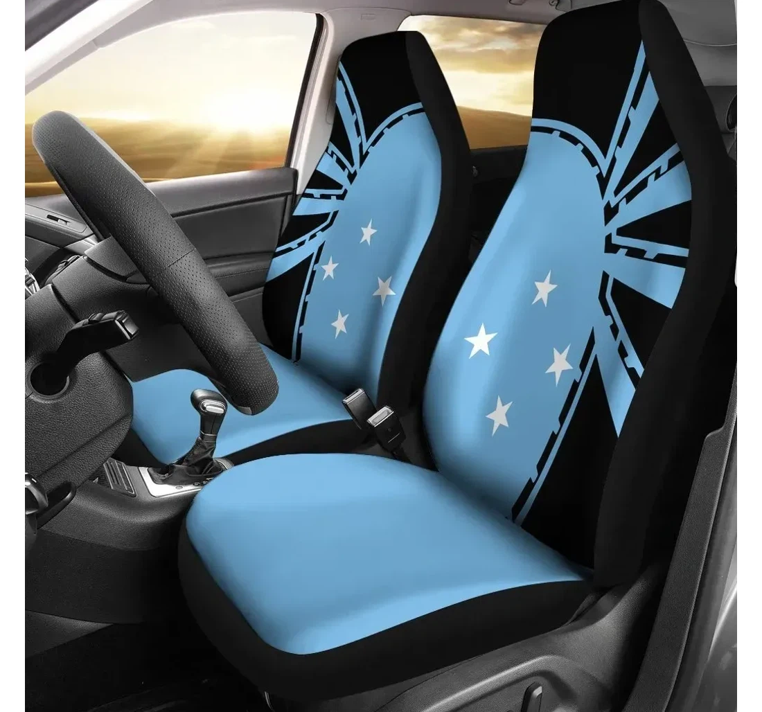 Federated States Of Micronesia Premium Style Th5 Universal Front Car Seat Cover