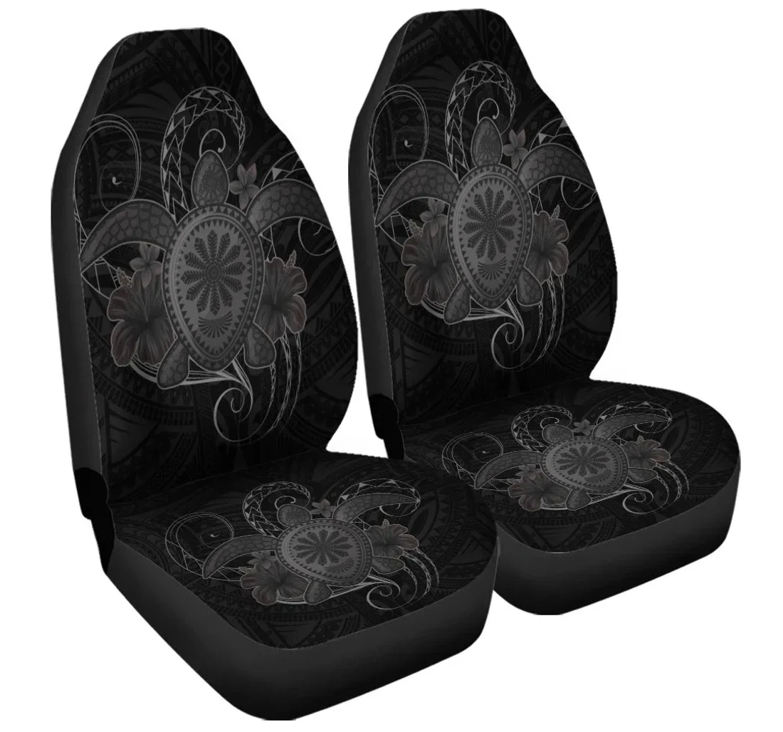 Accessory Hawaii Turtle Hibiscus Polynesian Full Style Gray Ah J4r Universal Front Car Seat Cover