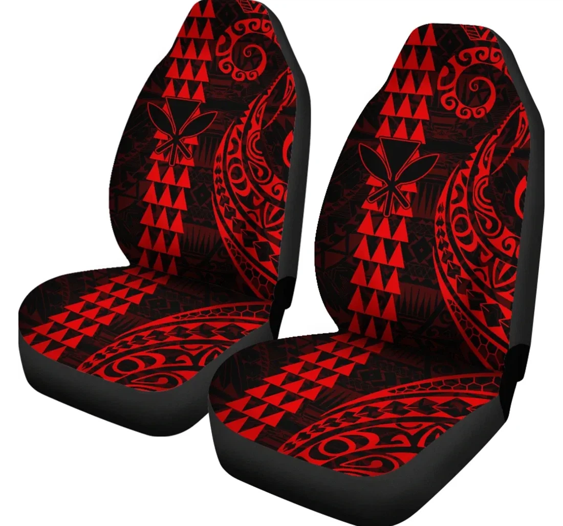 Accessory Kanaka Polynesian Red Ah J4 Universal Front Car Seat Cover