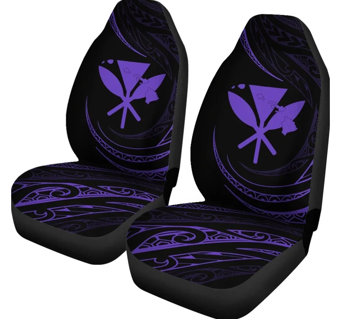 Accessory Kanaka Purple Frida Style Ah J91 Universal Front Car Seat Cover