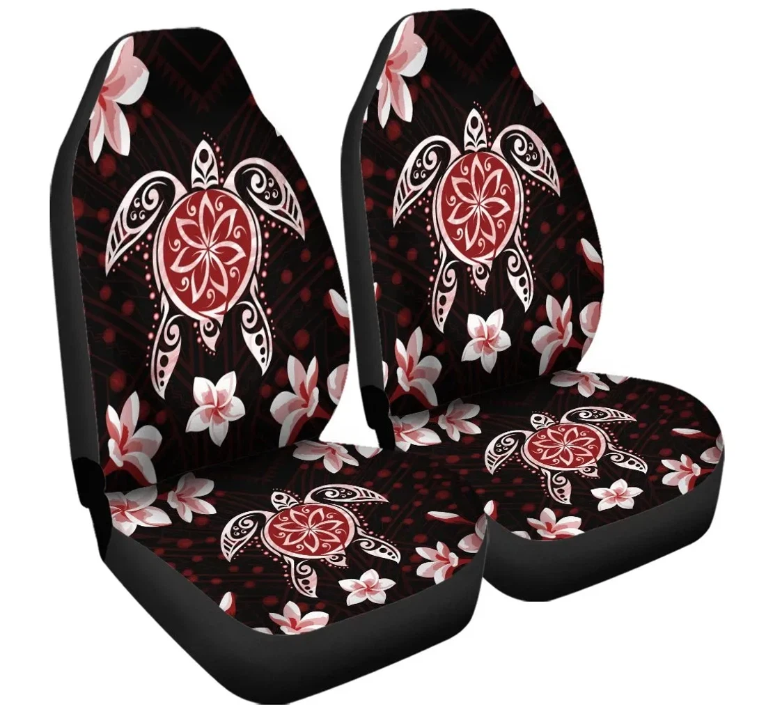 Accessory Hawaiian Reddie Turtle Plumeria Ah J0r Universal Front Car Seat Cover