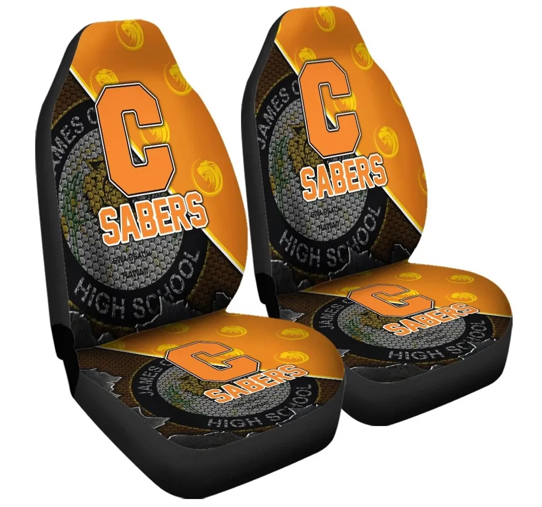 Accessory Campbell High Ah Ja Universal Front Car Seat Cover