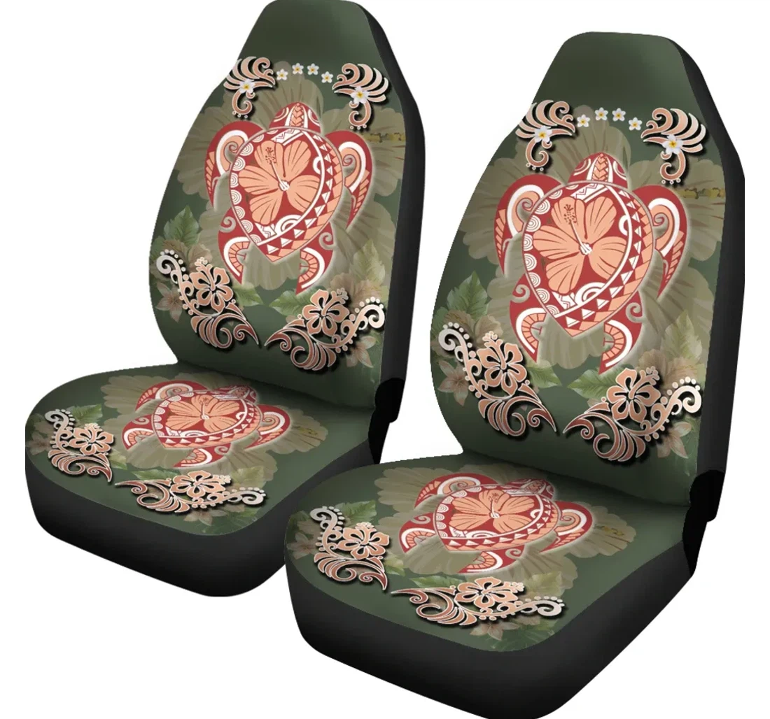Accessory Hawaii Turtle Hibiscus Plumeria Jessi Style Ah J3 Universal Front Car Seat Cover