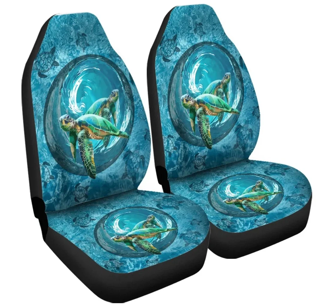 Accessory Hawaiian Whirlpool Turtle Polynesian Ah A0 Universal Front Car Seat Cover