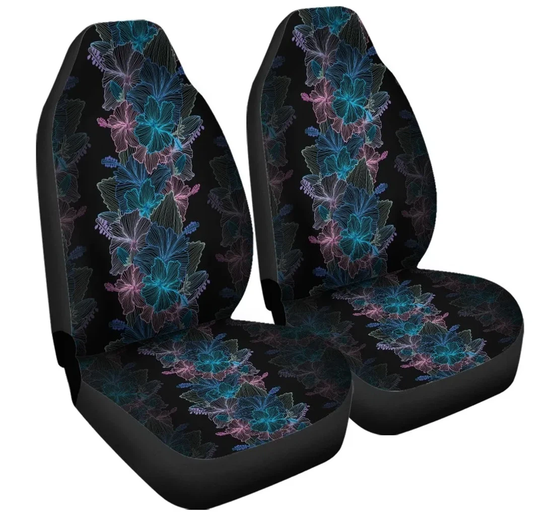 Accessory Hawaiian Hibiscus Full Color Polynesian Ah J4r Universal Front Car Seat Cover