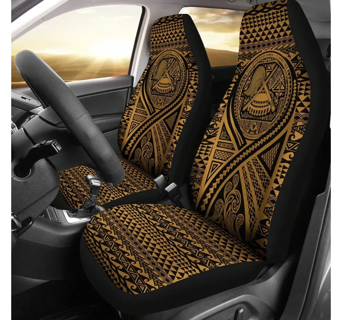 American Samoa Lift Up Gold Bn09 Universal Front Car Seat Cover