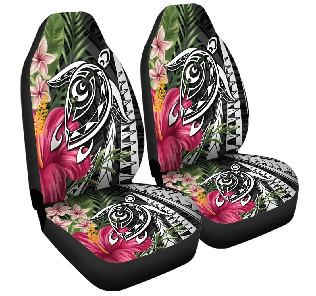 Accessory Hawaii Polynesian Turtle Tropical Hibiscus Plumeria Ah J4r Universal Front Car Seat Cover