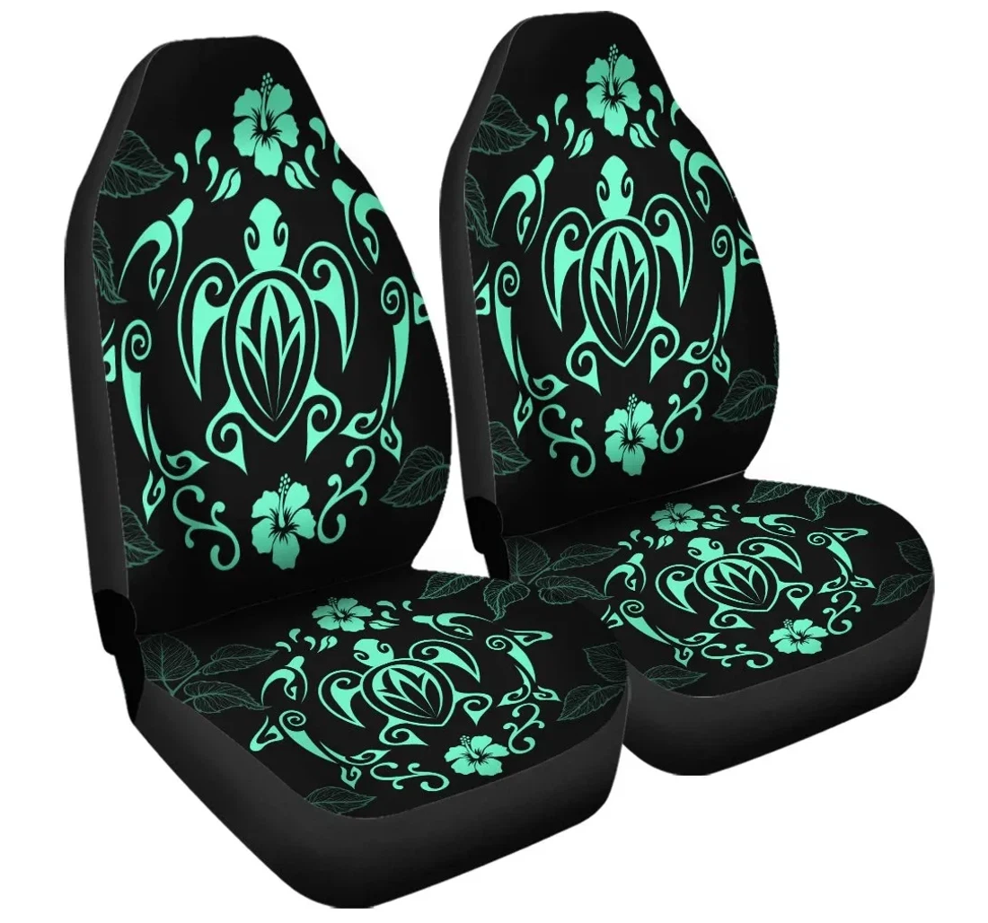 Accessory Hawaii Honu Turtle Dolphin With Plumeria Ah J4r Universal Front Car Seat Cover