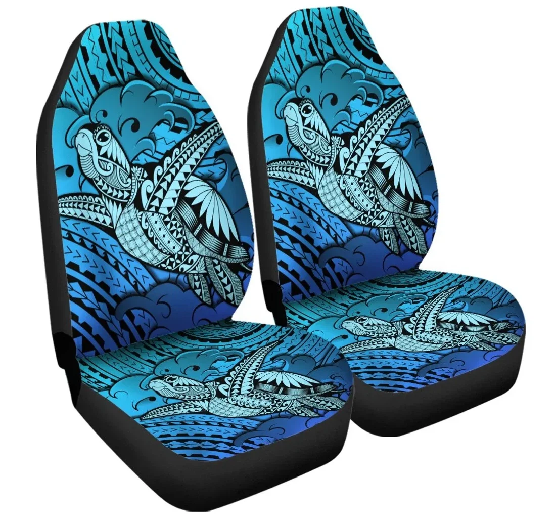 Accessory Hawaii Turtle Wave News Style Blue Ah J4r Universal Front Car Seat Cover