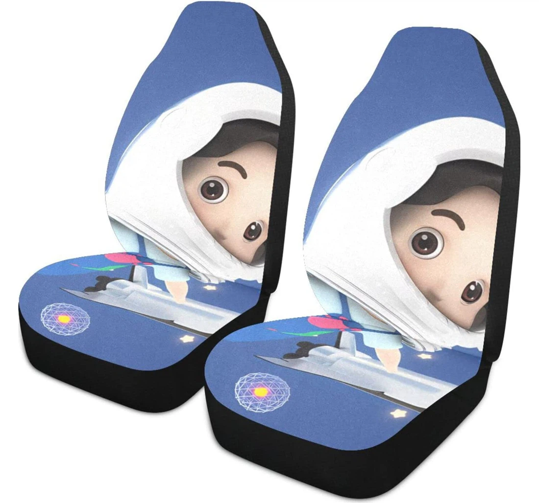 Boy Earth Universe Universal Front Car Seat Cover