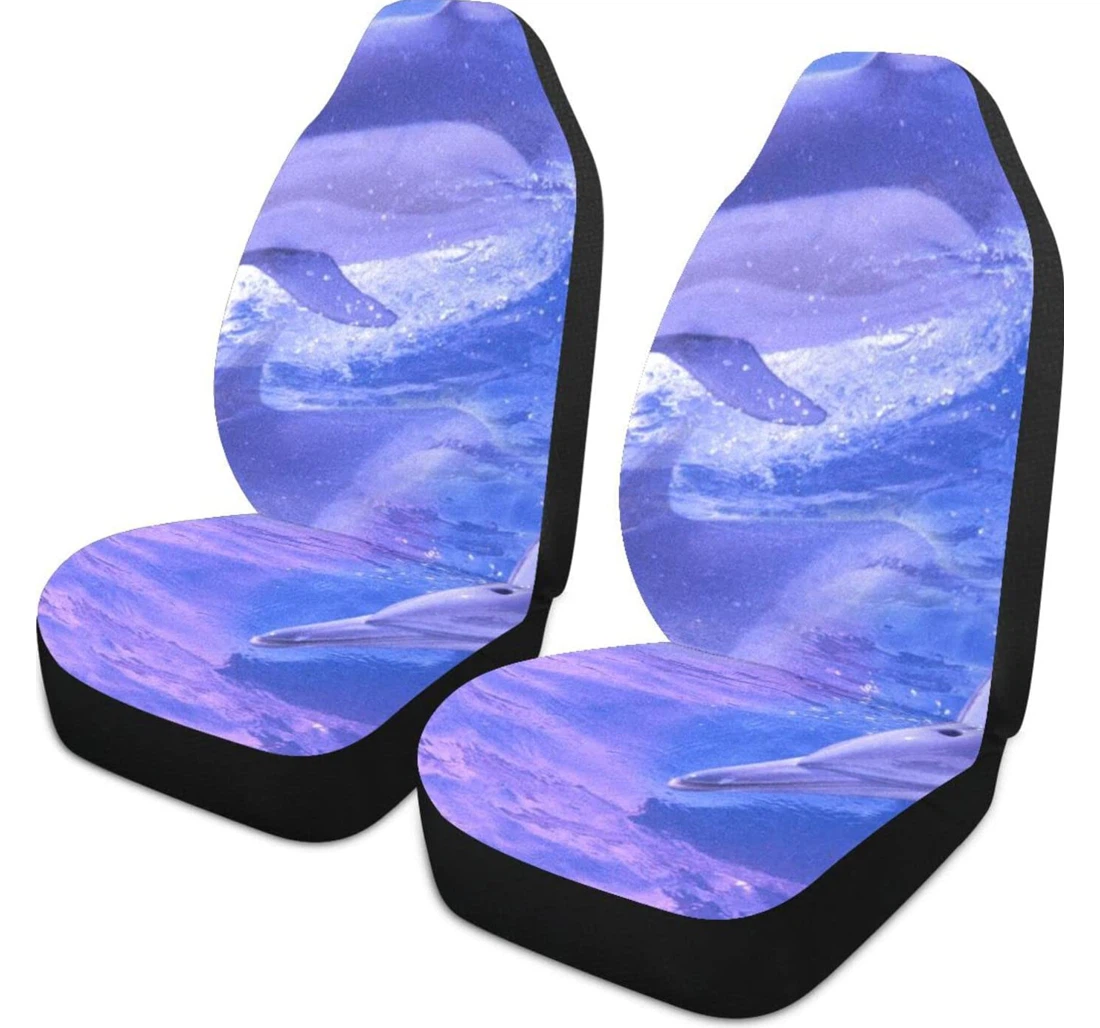 Dolphin Universal Front Car Seat Cover