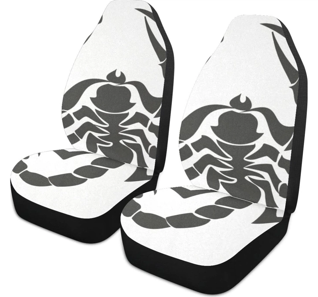 Constellation And Scorpion Universal Front Car Seat Cover