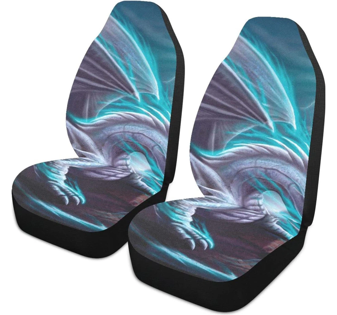 Magic Adventure Ship Sea Dragon Universal Front Car Seat Cover