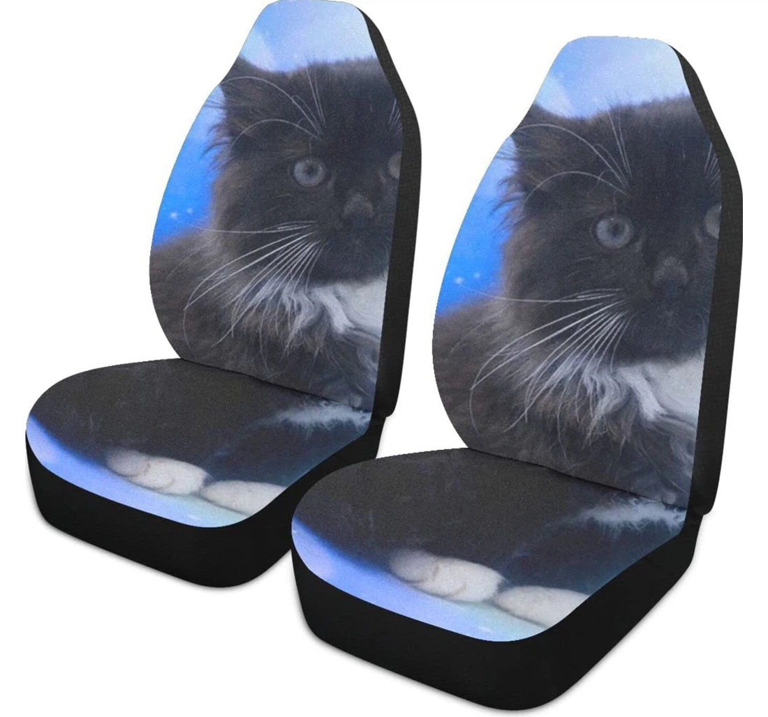 Kitten Lovable Universal Front Car Seat Cover