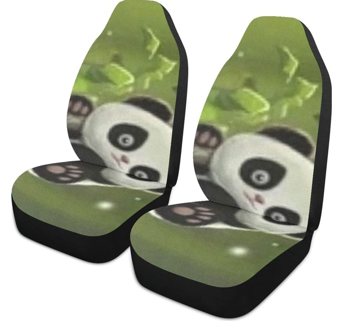 Pandas Universal Front Car Seat Cover