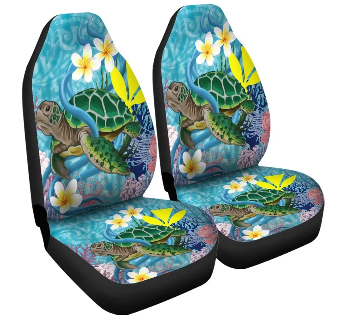 Accessory Hawaii Turtle Sea Cotral Polynesian Ah J4r Universal Front Car Seat Cover