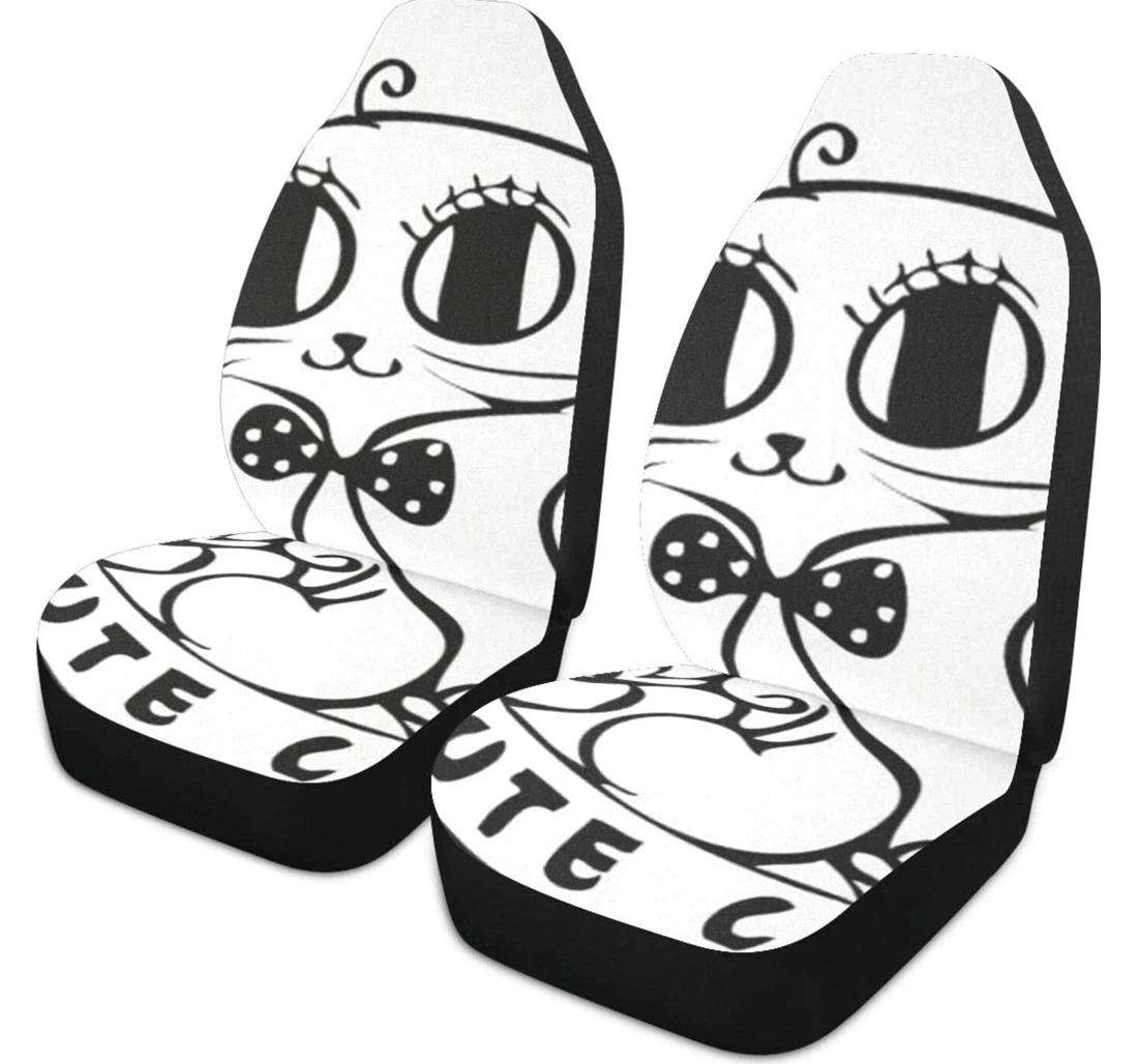 Kitten Universal Front Car Seat Cover