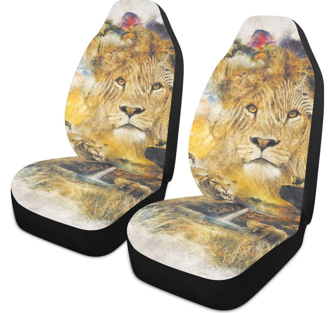 Lion Circle Life Universal Front Car Seat Cover