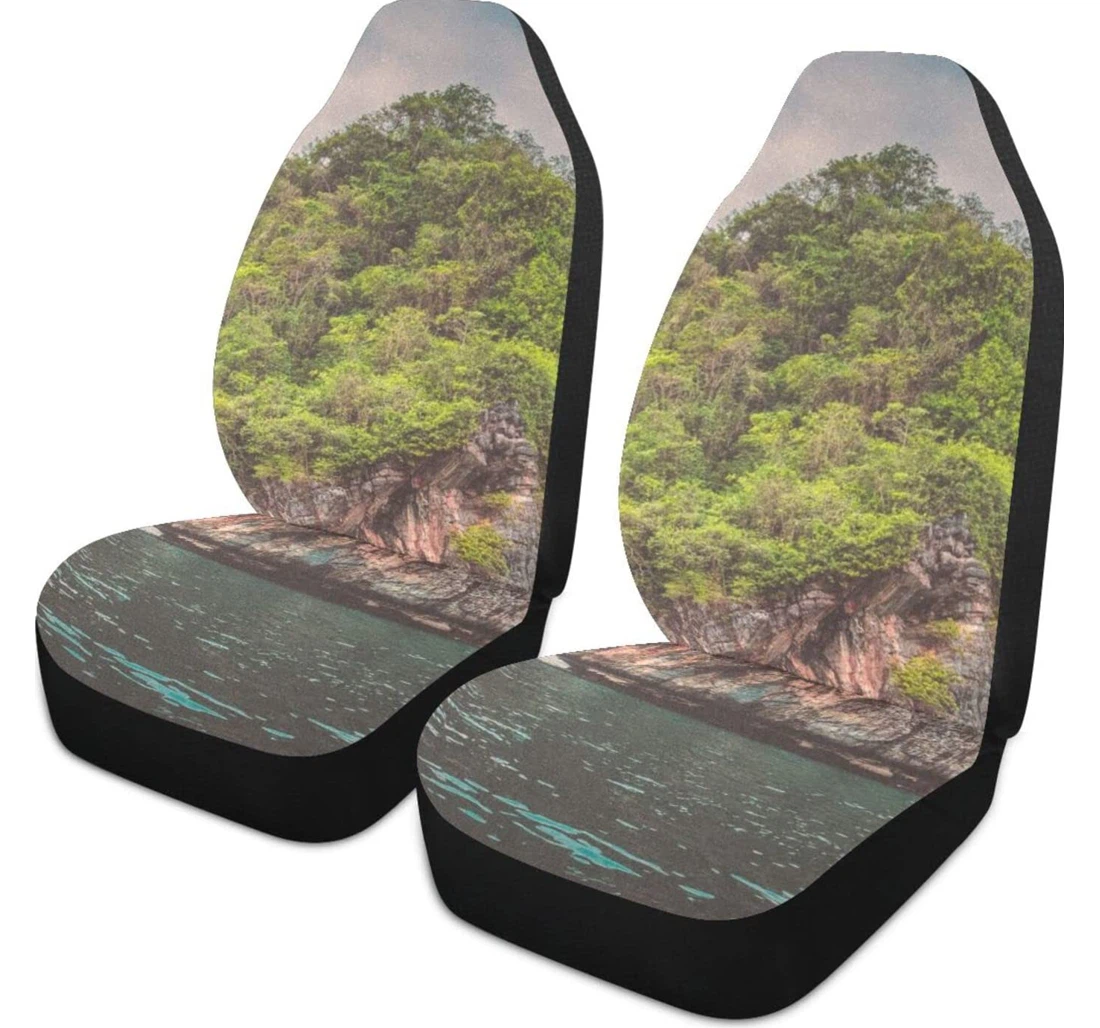 Lonely Island In Thailand Universal Front Car Seat Cover