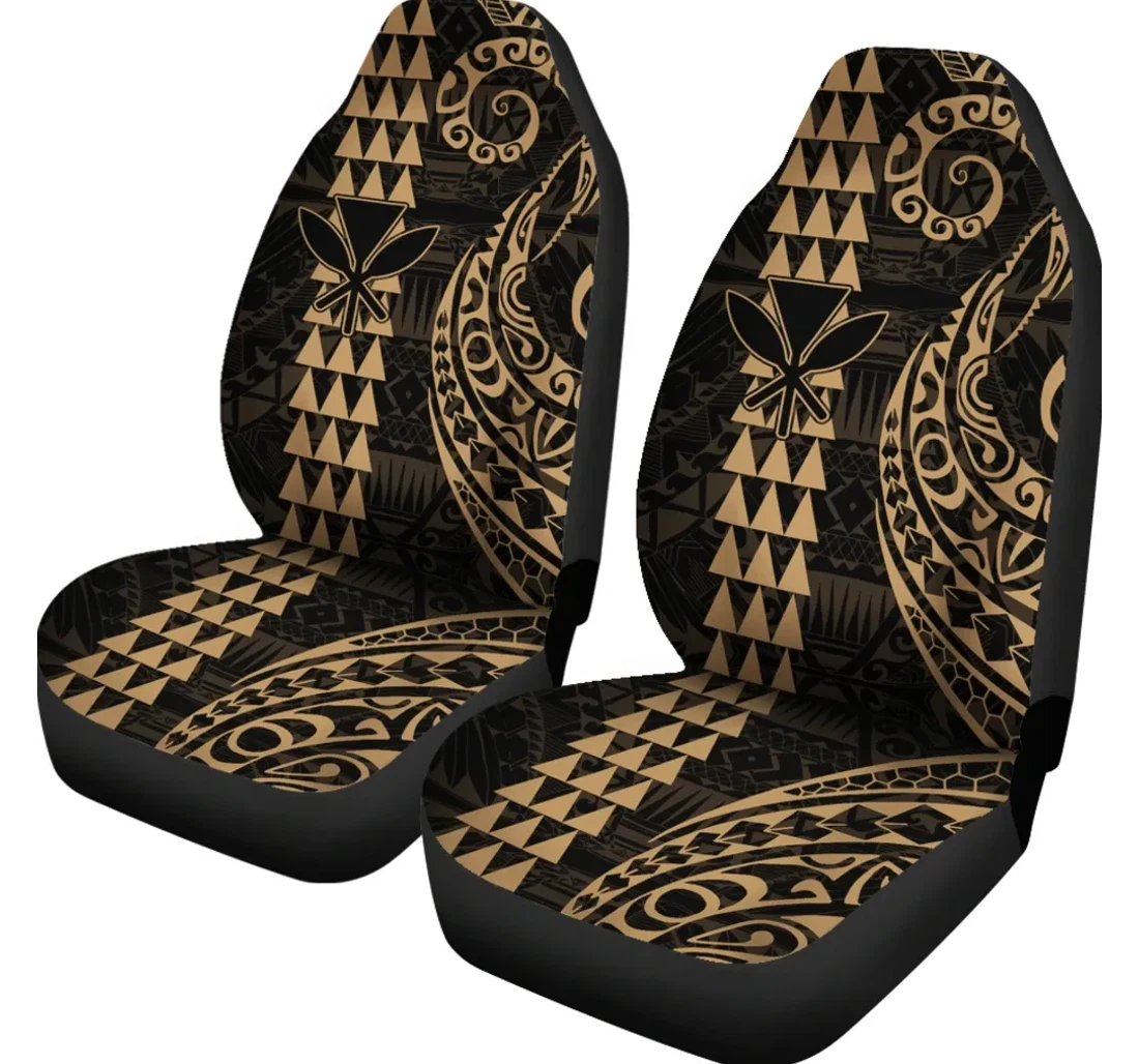 Accessory Kanaka Polynesian Gold Ah J4 Universal Front Car Seat Cover