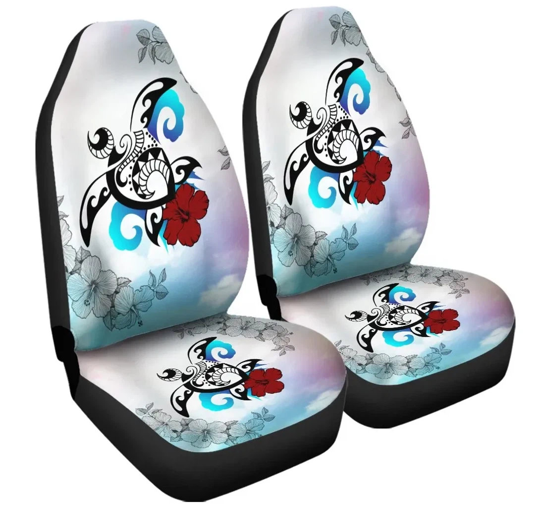 Accessory Hawaii Turtle Lollipop Plumeria Ah J4r Universal Front Car Seat Cover