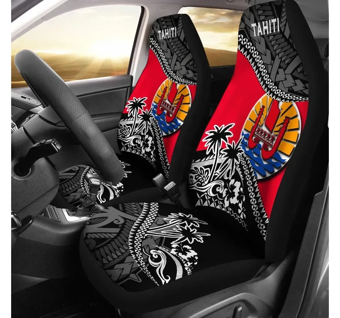 Tahiti Fall In The Wave K7 Universal Front Car Seat Cover