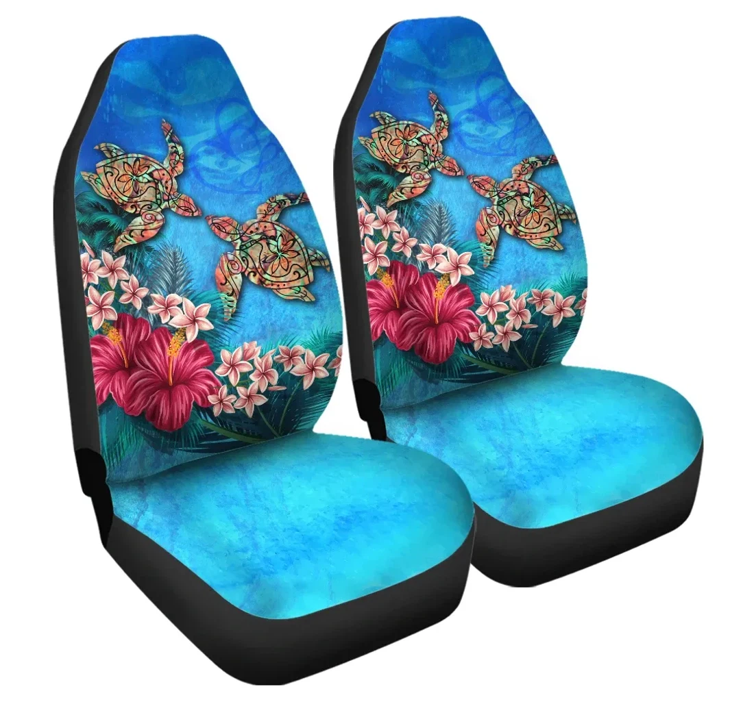 Accessory Hawaii Turtle Hibiscus Sea Ocean Of Love Ah Jw Universal Front Car Seat Cover