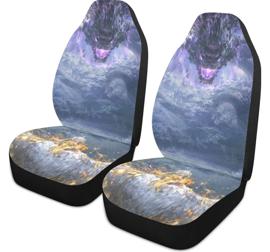 Artauge Mythology Legend Chinese Dragon Creature 2 Se Universal Front Car Seat Cover
