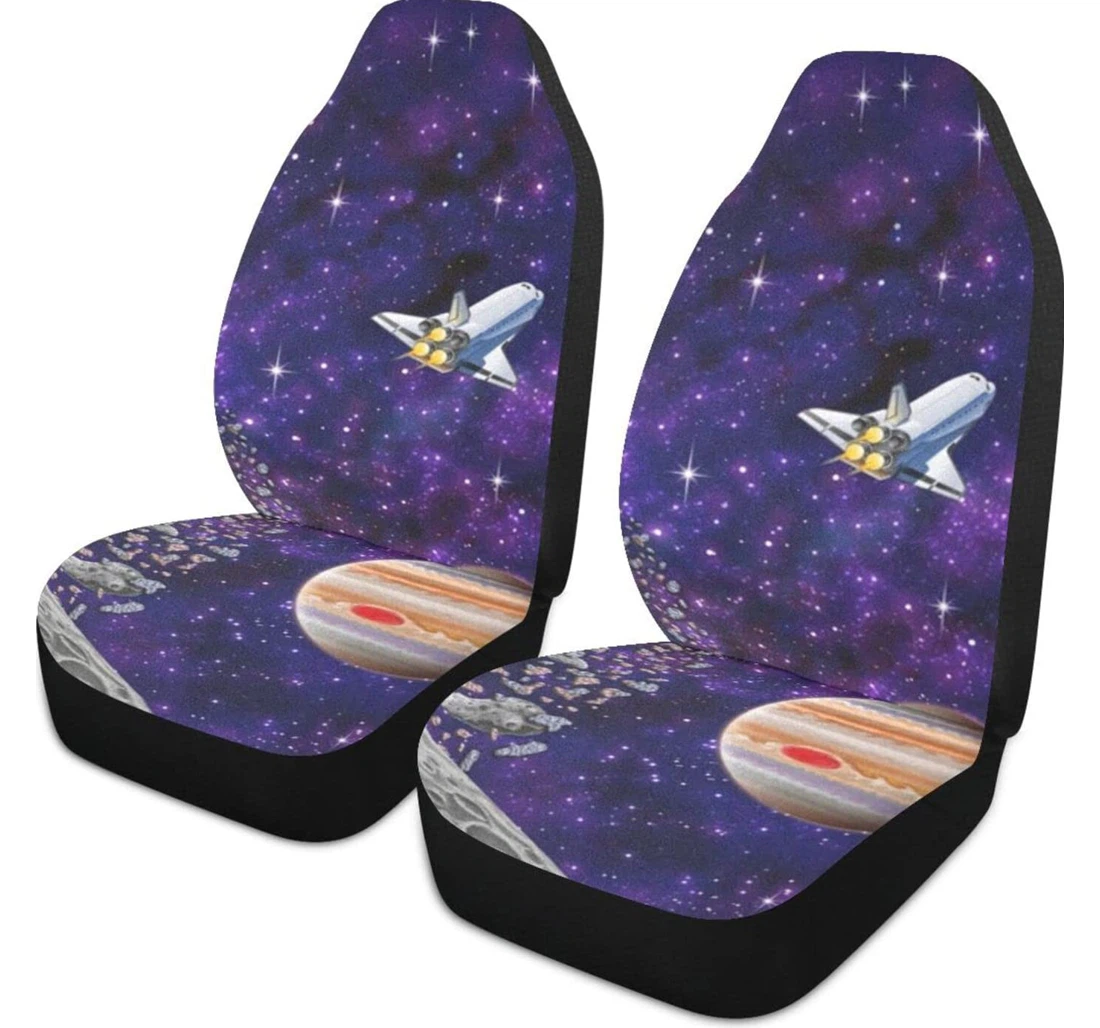 Cartoon System Solar Universal Front Car Seat Cover