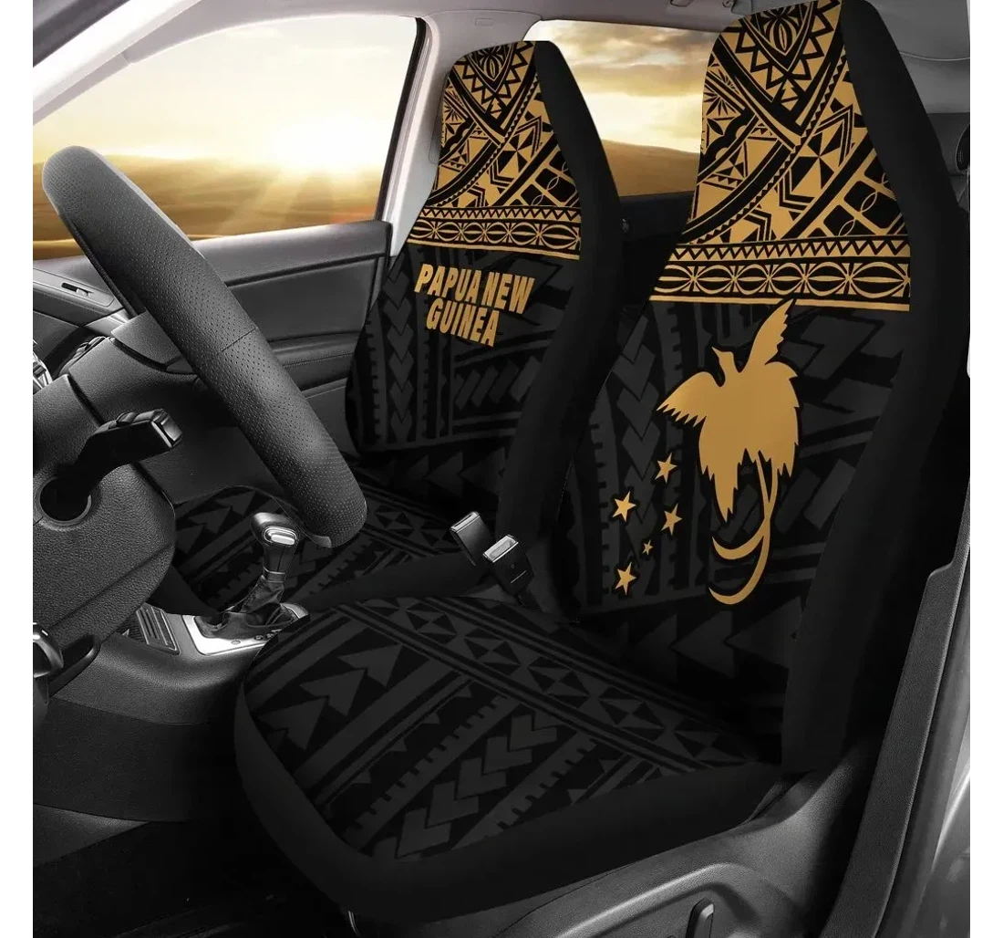 Papua New Guinea Polynesian Gold Bn11 Universal Front Car Seat Cover