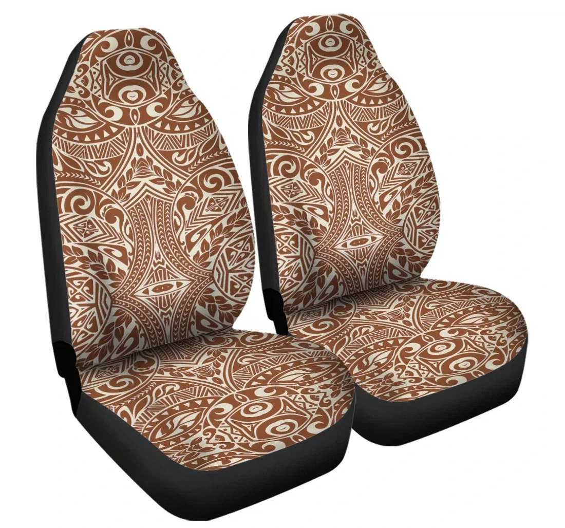 Accessory Polynesian Culture Ah J6 Universal Front Car Seat Cover
