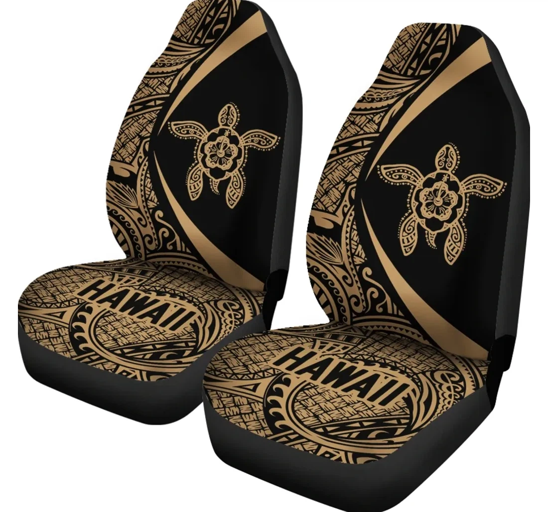 Accessory Hawaii Turtle Polynesian Circle Style Ah Golden J9 Universal Front Car Seat Cover