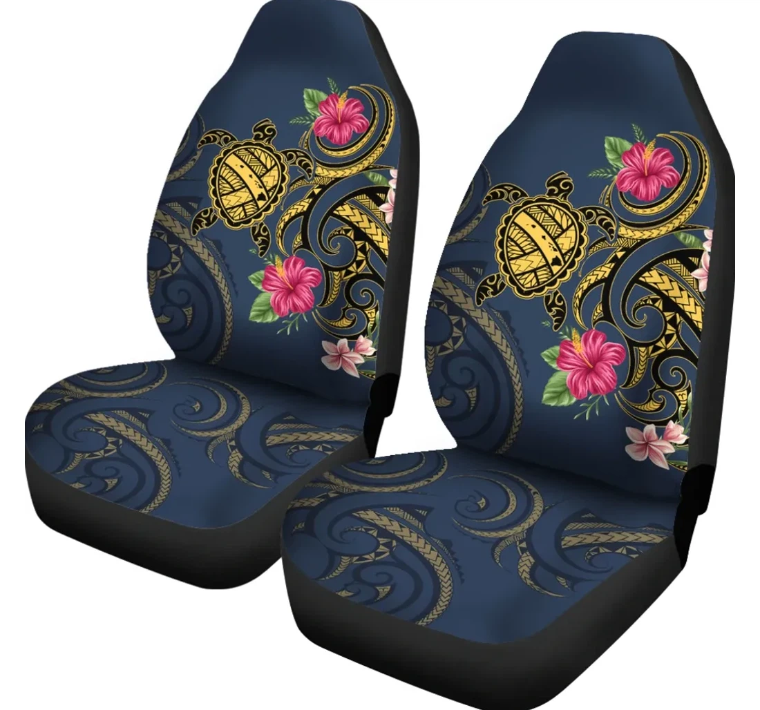 Accessory Hawaii Polynesian Turtle Hibiscus Plumeria Nane Style Ah J4 Universal Front Car Seat Cover