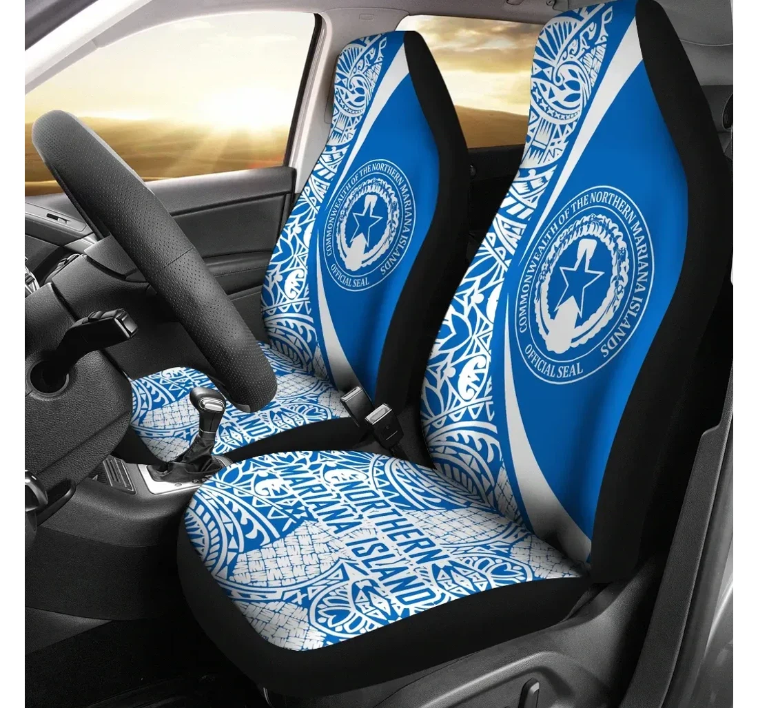 Northern Mariana Islands 01 J4 Universal Front Car Seat Cover